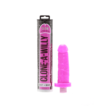 Clone-A-Willy Kit - Glow In The Dark (Roze)